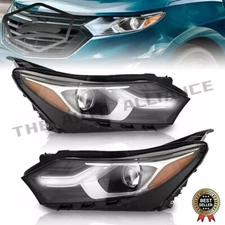 Fit For 2018-2020 Chevy Equinox Factory Halogen Headlights Headlamp Left&Right