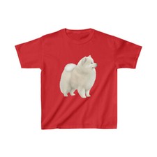 Cute Samoyed Kids Heavy Cotton  Tee