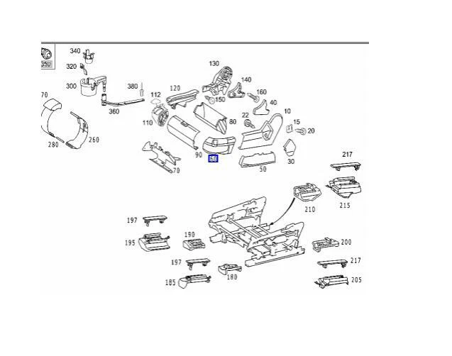 Cubierta de asiento delantero izquierdo gris para Mercedes-Benz W220 Clase S S320 Foto 2 de 2