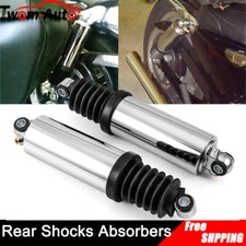 Chrome Rear Air Shocks For Harley Road King Street Electra Glide Ultra Limited Chrome Rear Air Shocks For Harley Road King Street Electra Glide Ultra Limited