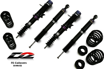 D2 Racing RS Coilovers Adjustable Suspension New Set for 16-21 HRV HR-V D-HN-52