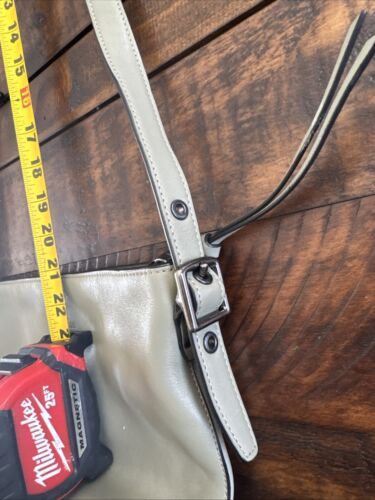 COACH Bleecker Grommets Mini Duffel Bag Gray Luxury Designer Leather 32386 Rare - Picture 10 of 14