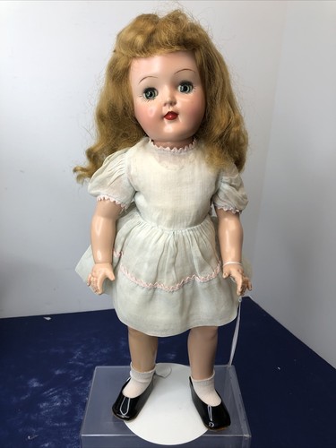 15” Vintage Ideal Toni P-91 Blonde Doll Original White Dress #S - Picture 2 of 20