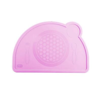 Tovaglietta Silicone Anti-Scivolo A Nuvola Per Bambini - Impermeabile, Lavabile, Rosa - Foto 2