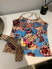 BNWT Exquisite After Eden Emotions Vest Top Thong Small