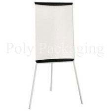 2 x Large OFFICE A1 FLIP CHART STAND 700x82x1900mm(WxDxH)Dry Wipe White Easels