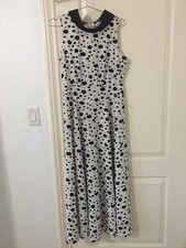 Dalmatian Print Maxi Dress Size XXL or 13