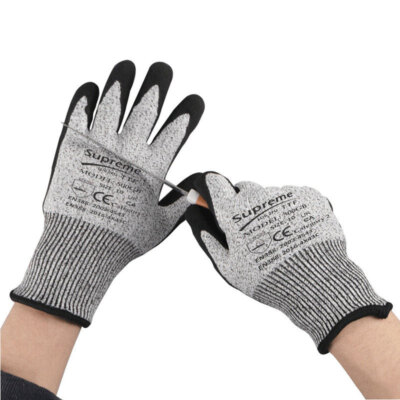 Cut Protection Gloves Level 5 Hand Protection for Cutting Work Gloves ...