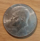 1985-D JOHN F KENNEDY HALF DOLLAR FIFTY CENTS DENVER AMERICA USA MM1