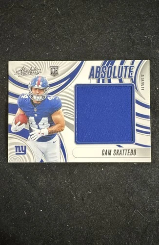 2025 Panini Absolute Cam Skattebo Base (RAW)