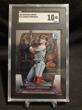 Sgc 10 💎 2023 Bowman Chrome Gunnar Henderson Rookie Rc Non Auto