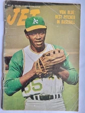 JET MAGAZINE  JULY 15, 1971 - Vida Blue, Jackie Robinson.