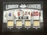 Musial Mays Robinson Snider 2021 Leaf Lumber Leaders 1956 Game Used Bat /2 Relic