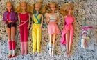 vintage barbie dolls lot