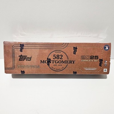 New 2025 Topps 582 Montgomery Club MLB Baseball Complete Set Box Factory Sealed