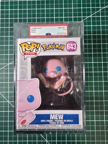 Funko Pop Pokémon Mew 643 Graded PSA 8.5 NM-MINT+ * Benefits Charity *
