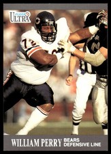 William Perry 1991 Ultra #159 Chicago Bears NFL READ FREE SHIPPING AutographDen