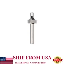 1/8 in. Rotary Tool Corner Rounding Router Bit for Wood and Soft Materials