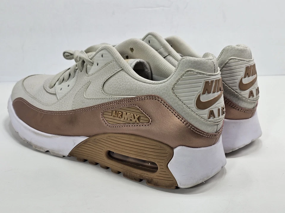 NIKE AIR MAX 90 ULTRA SE Mujer Talla 11 Bronce Hueso Claro 859523-001 Foto 3 de 4