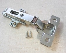 Salice 2P8 Cabinet Door Hinges w/ H00 Clip-On Mounting Base Plates Screws