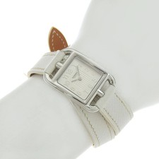 HERMES Cape Cod CC1 210 □R Stamp SS/Leather 33mm×23mm #016 7