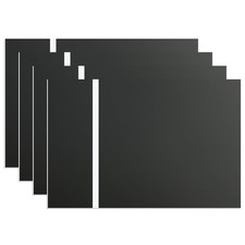 Longer Engraving Double Color Acrylic Sheet for 8x12 inches, Black/White