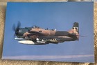 1997 Real Photo PC US Air Force Douglas A-1H Skyraider WWII Korea Stamp Reno NV — photo 3