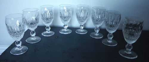 Antique/Vintage Waterford Crystal "Colleen" Beverage Glasses, Set of 8 - EUC! 🍀
