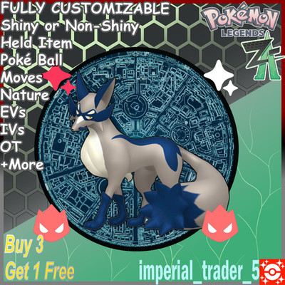 Pokémon Legends Z-A   Alpha Shiny Thievul   Best 6IV Customizable