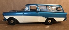 Minichamps 1/18 Scale 1958 Opel Rekord P1, Station Wagon, Blue/White, Unusual
