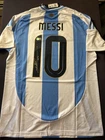Lionel Messi Signed Autograph AUTO AFA ADIDAS Soccer Jersey Beckett BAS COA L01