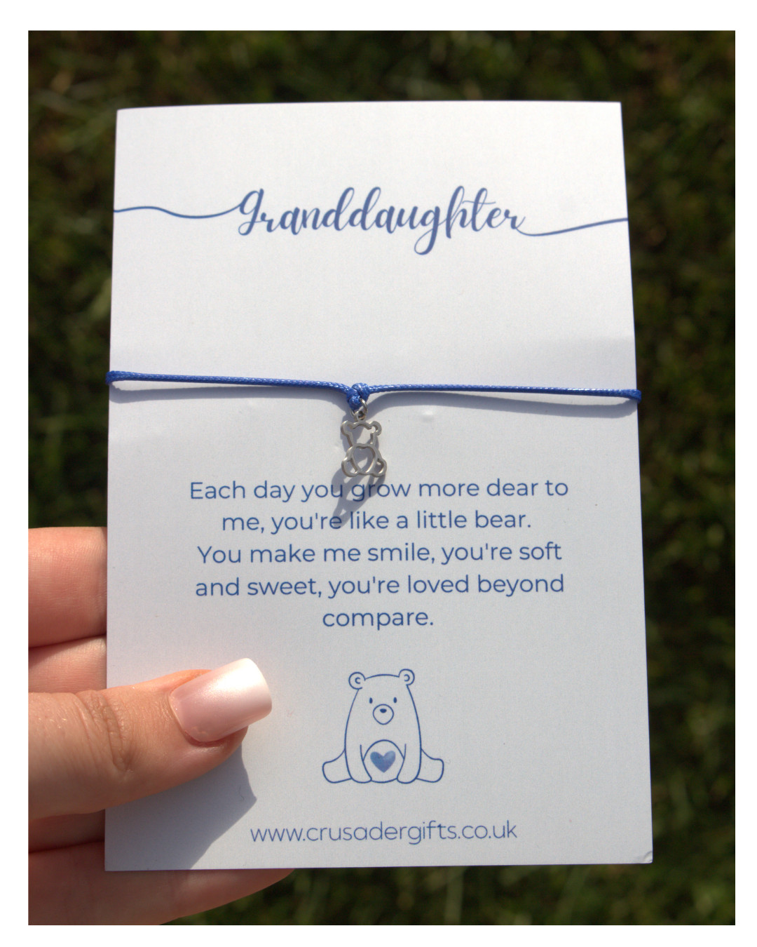 Woodside Home Living - Granddaughter Keepsake Letterbox Bracelet