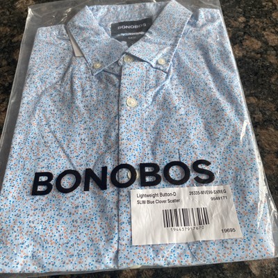 Bonobos Lightweight Button Down Dress Shirt Small Slim Fit V52