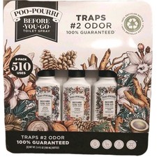Poo-Pourri Toilet Spray Variety 3 Pack 3.4 oz - 3 Bottles; Eliminates Odor, New