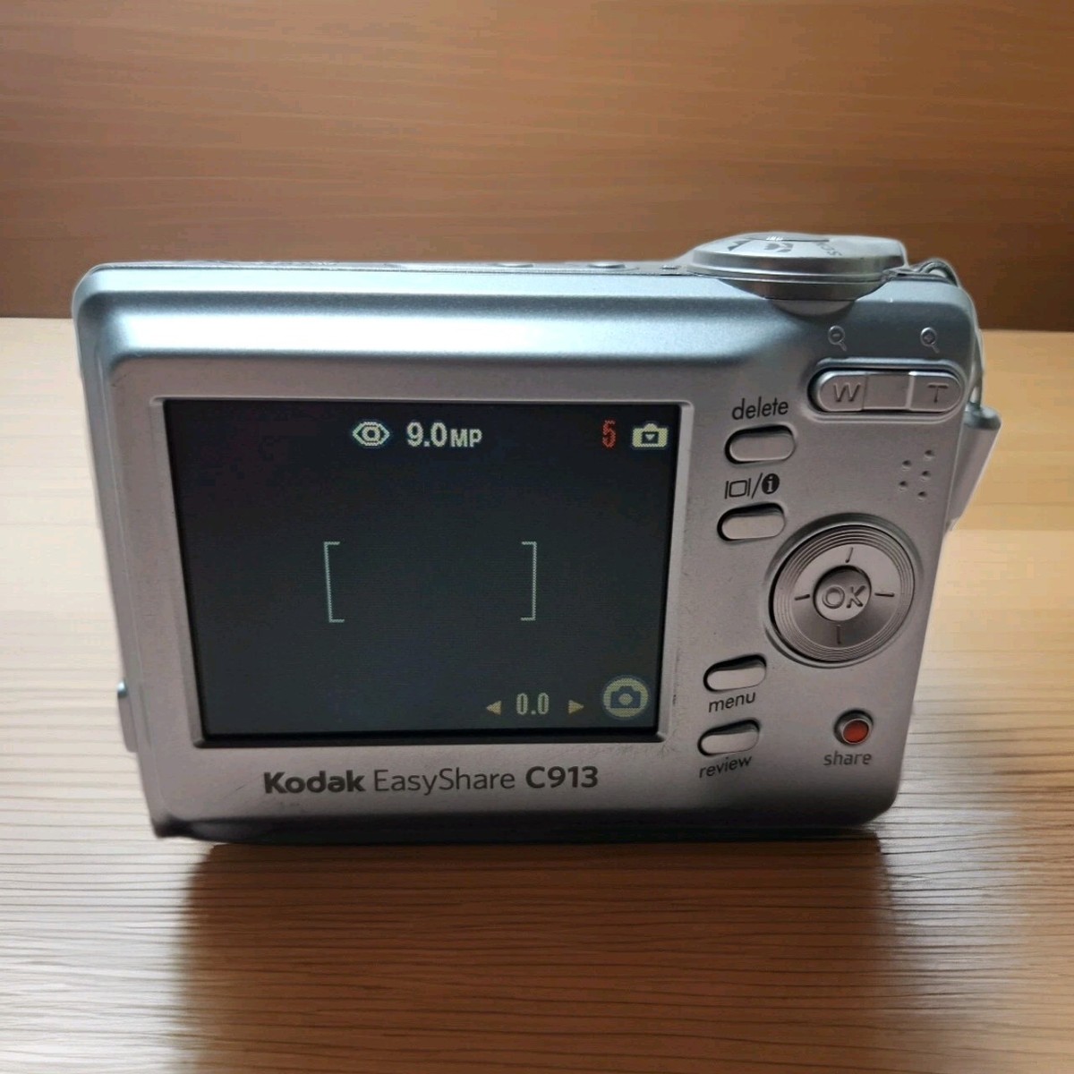 Kodak Easyshare C913 9.2mp Silver Digital Camera for Parts Or
