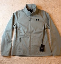 NWT Under Armour Women's ColdGear Infrared Shield Jacket Opal Green Size L