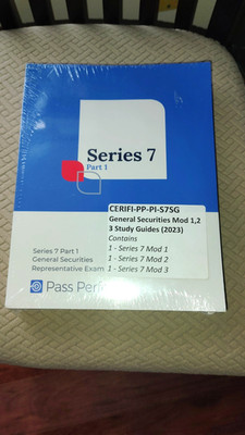 PASS PERFECT STUDY SERIES 7 PARTS 1-3 GENERAL SECURITIES REPRESENTATIVE EXAM-NEW