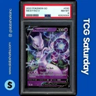 2022 POKEMON SWORD & SHIELD POKEMON GO #030/078 MEWTWO V PSA 8
