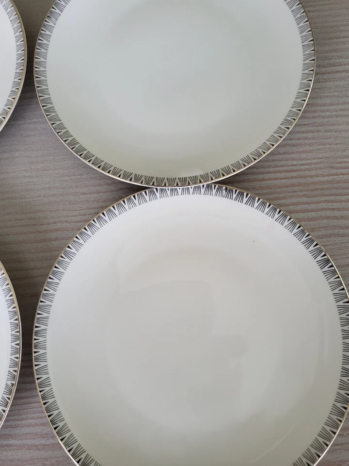 6x Kuchenteller Teller Winterling Marktleuthen Bavaria Durchmesser ca.  19,8cm - Bild 4 von 4