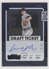 2021 Panini Contenders Rookie Draft Ticket Blue 79/99 Casey Mize #115 Auto 7m3