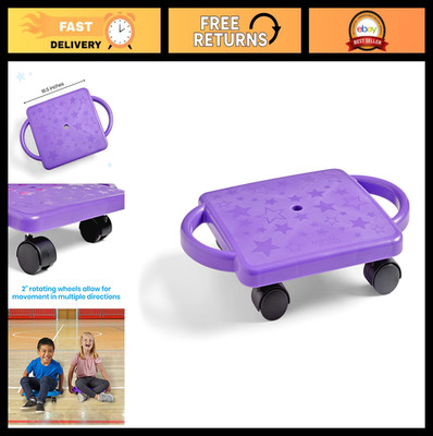 Purple Speedway Racer Scooter Board - Kids Floor Scooter, Gross Motor Toys, Indo
