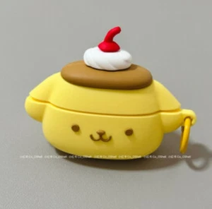 For AirPods 1 2 3 4 Pro 2 Pro 3 Cute 3D Yellow Puppy Silicone Shockproof Case