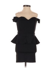 Nasty Gal Inc. Women Black Cocktail Dress XXS