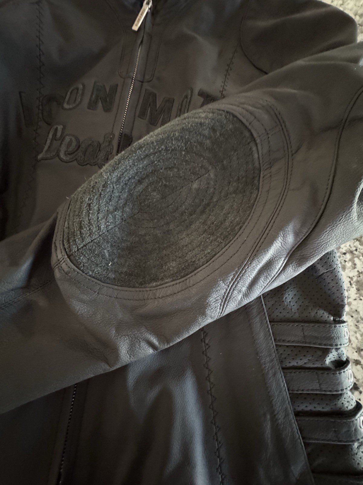 Icon Moto Jacket M Black Bombshell Leather Motorc… - image 6