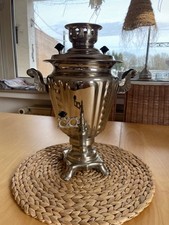 Samowar silber russisch 1988 UDSSR Sowjetunion elektrisch Russland
