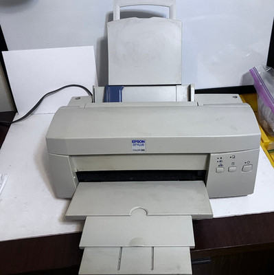Vintage 2003 Epson Stylus 900 Color Printer Model P120A with USB and 8 pin MAC