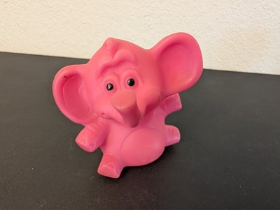 VTG CREST TOOTHPASTE 1970's ZOO ANIMAL VINYL FINGER PUPPET ELEPHANT JAPAN