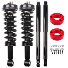 2.5" Front Leveling Kit & Front Struts & Rear Shocks For Ford F-150 2009-2012