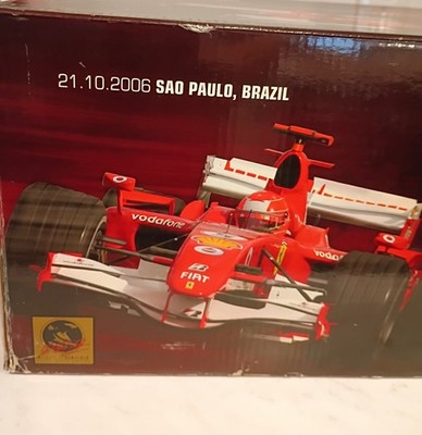 1:18 Hot Wheels Ferrari 248 F1 Michael Schumacher 2006 Sao Paulo