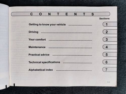 GENUINE RENAULT SCENIC 2009-2012 OWNERS MANUAL HANDBOOK WLLET PACK F-256 - Picture 6 of 6